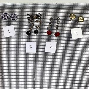 Vintage stud earrings - more in my closet
